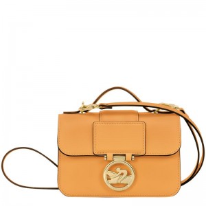 Apricot Orange Longchamp Box-Trot XS Women's Crossbody Bags | ZWDE-06214