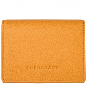 Apricot Orange Longchamp Le Foulonné Men's Wallets | QTIC-43286