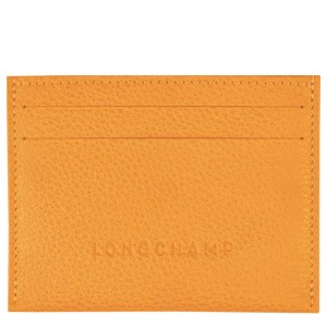 Apricot Orange Longchamp Le Foulonné Men's Cardholders | SXFJ-98140