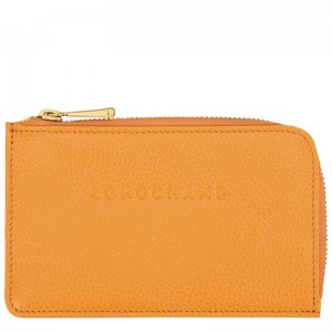 Apricot Orange Longchamp Le Foulonné Men's Cardholders | KUZW-95726