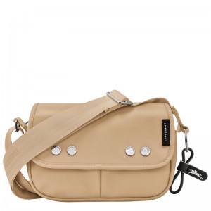 Beige Longchamp Très Paris S Women's Crossbody Bags | KXTN-83205