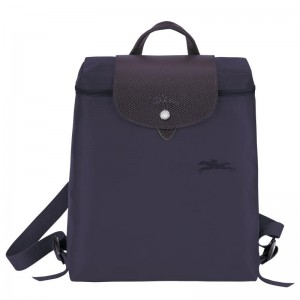 Bilberry Purple Longchamp Le Pliage Green M Women's Backpacks | LNIC-97136