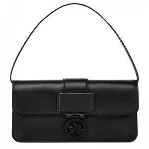 Black Longchamp Box-Trot M Shoulder bag Women's Shoulder Bags | GBUZ-91354