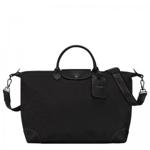 Black Longchamp Boxford S Men's Travel Bags | MBUP-80927