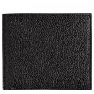 Black Longchamp Le Foulonné Men's Wallets | VDXM-27539