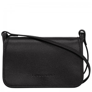 Black Longchamp Le Foulonné XS Women's Clutch Bag | MZPS-75613