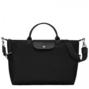 Black Longchamp Le Pliage Energy XL Women's Handbags | FBZV-10253