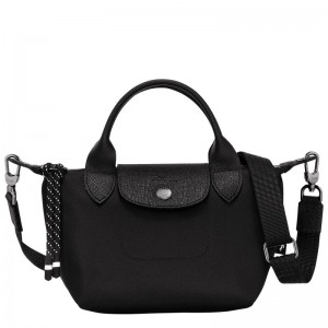 Black Longchamp Le Pliage Energy XS Women's Handbags | YLWB-23156