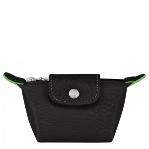 Black Longchamp Le Pliage Green Women's Coin Purses | SOBT-76893