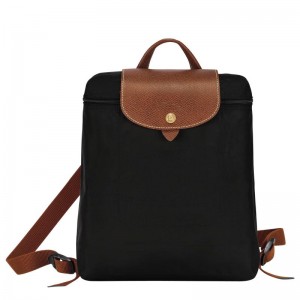 Black Longchamp Le Pliage Original M Women's Backpacks | CNYX-48935