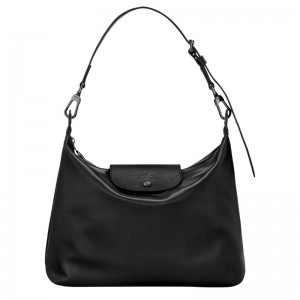 Black Longchamp Le Pliage Xtra M Women's Hobo Bags | VOCN-07614