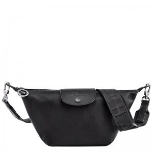 Black Longchamp Le Pliage Xtra XS Men's Crossbody Bags | KGAV-61530