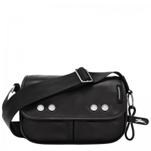 Black Longchamp Très Paris S Women's Crossbody Bags | HJSF-36047