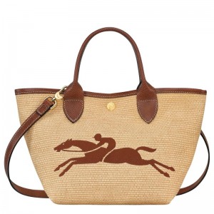 Brown Longchamp Le Panier Pliage S Women's Basket Bag | YSOL-06847