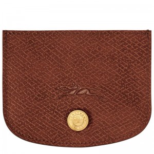 Brown Longchamp Épure Women's Cardholders | TGNV-12754