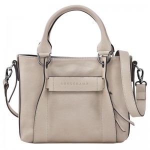 Clay Grey Longchamp 3D S Women's Handbags | ZRLC-70546