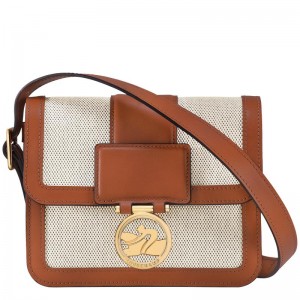 Cognac Brown Longchamp Box-Trot S Women's Crossbody Bags | KLTF-82634