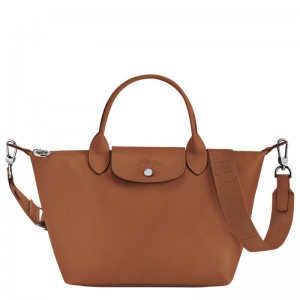 Cognac Brown Longchamp Le Pliage Xtra S Women's Handbags | GKUV-95803