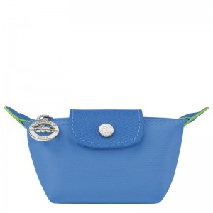 Cornflower Blue Longchamp Le Pliage Green Women's Coin Purses | SCNZ-47029