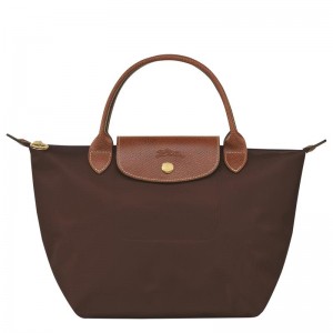 Ebony Brown Longchamp Le Pliage Original S Women's Handbags | LJYZ-18305