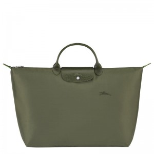 Forest Green Longchamp Le Pliage Green S Men's Travel Bags | GYIA-79206