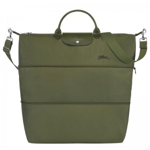 Forest Green Longchamp Le Pliage Green expandable Women's Travel Bags | TROZ-20659