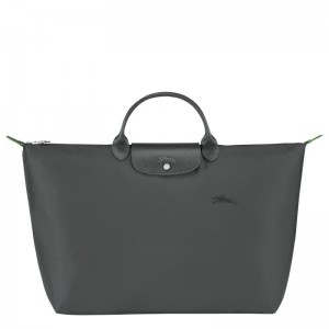 Graphite Grey Longchamp Le Pliage Green S Women's Travel Bags | TBMZ-21596