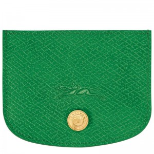 Green Longchamp Épure Men's Cardholders | MZDP-74619