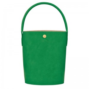 Green Longchamp Épure S Women's Bucket Bag | CXUV-20856