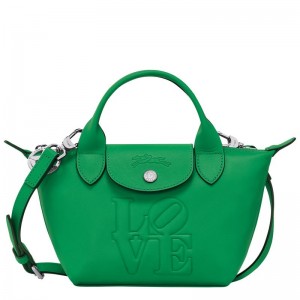 Green Longchamp x Robert Indiana XS Women's Handbags | PDKV-95082