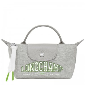 Grey Longchamp Le Pliage Collection Women's Pouches | FDBU-28134