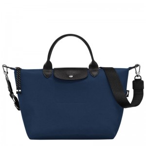 Navy Longchamp Le Pliage Energy L Men's Handbags | HPEU-98514