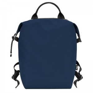 Navy Longchamp Le Pliage Energy L Women's Backpacks | WXVP-10438