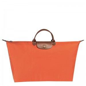 Orange Longchamp Le Pliage Original M Men's Travel Bags | OQYN-28375