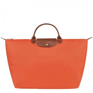 Orange Longchamp Le Pliage Original S Men's Travel Bags | RLNM-61478