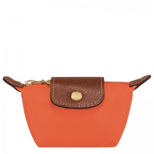 Orange Longchamp Le Pliage Original Women's Coin Purses | LHTC-71429