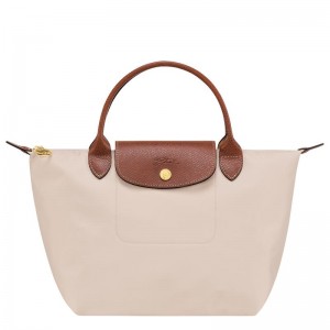 Paper White Longchamp Le Pliage Original S Women's Handbags | ESGV-93164