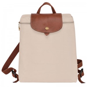 Paper White Longchamp Le Pliage Original M Men's Backpacks | ZBSO-79425