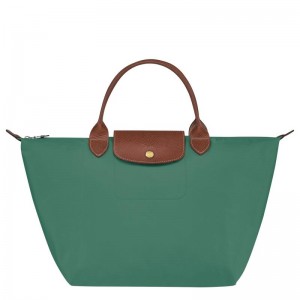 Sage Green Longchamp Le Pliage Original M Women's Handbags | GBLT-76840