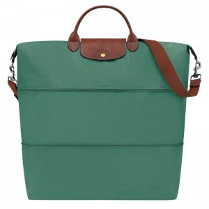 Sage Green Longchamp Le Pliage Original expandable Men's Travel Bags | CVDX-72034