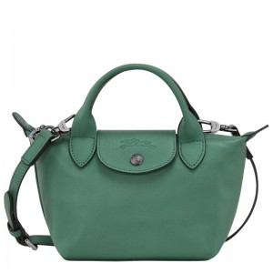 Sage Green Longchamp Le Pliage Xtra XS Women's Handbags | WFNY-45096