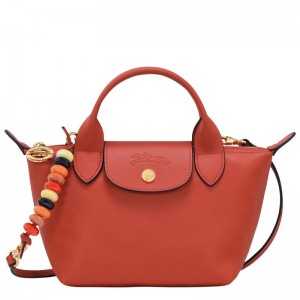 Sienna Red Longchamp Le Pliage Xtra XS Women's Handbags | XSVE-41928