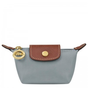 Steel Grey Longchamp Le Pliage Original Women's Coin Purses | FZAV-89153