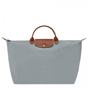 Steel Grey Longchamp Le Pliage Original S Men's Travel Bags | ZVRO-98024