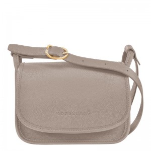 Turtledove Grey Longchamp Le Foulonné S Women's Crossbody Bags | UIVN-98167