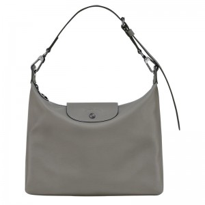 Turtledove Grey Longchamp Le Pliage Xtra M Women's Hobo Bags | GZIC-67095