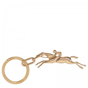 Very pale gold Longchamp Cavalier Men's Key Rings | XULC-79186