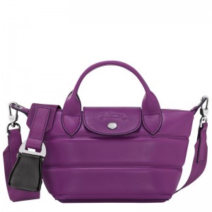 Violet Purple Longchamp Le Pliage Xtra XS Women's Handbags | OFNT-83275