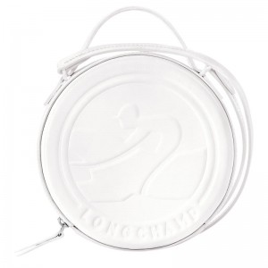 White Longchamp Box-Trot XS Women's Crossbody Bags | WPEB-16970