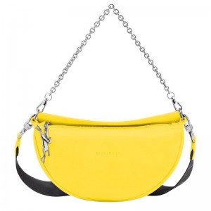 Yellow Longchamp Smile S Women's Crossbody Bags | TFOP-45107